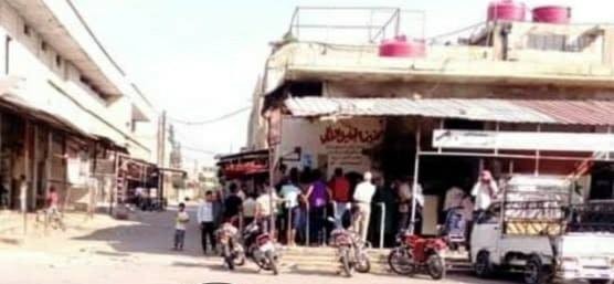 توقف الفرن الوحيد في مخيم  خان الشيح عن العمل لعدم توفر الطحين