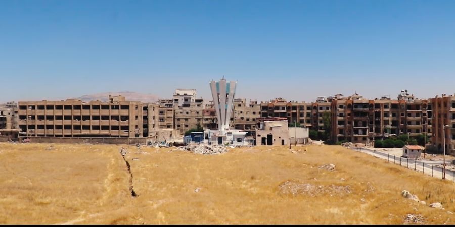 "الهلال الأحمر" تنتهي أعمال تأهيل محطة ضخ المياه في مخيم اليرموك