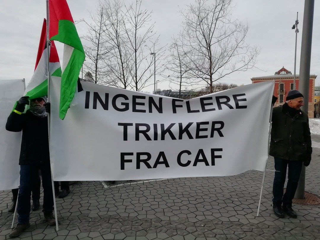 تظاهرة في العاصمة النرويجية رفضاً لمشروع شركة CAF للقطارات الخفيفة