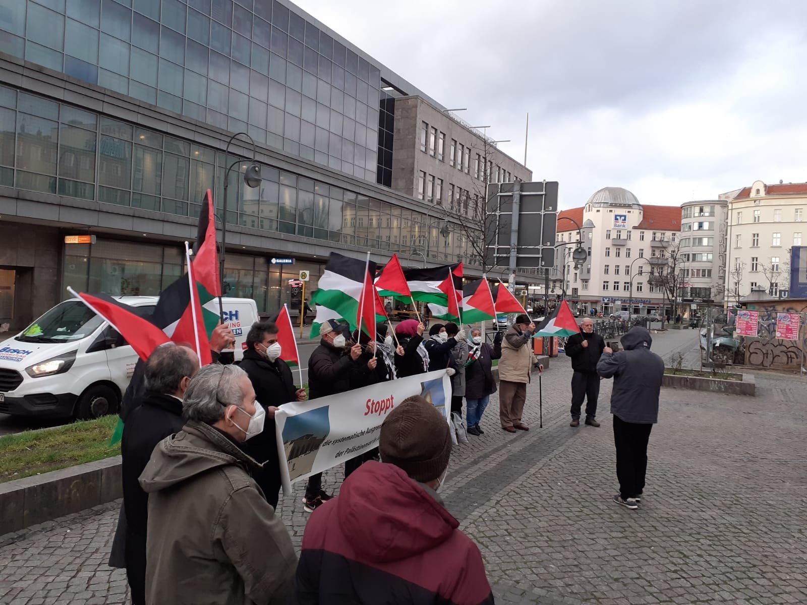 وقفة في برلين دعماً للأسرى الفلسطينيين وأهالي حي الشيخ جراح