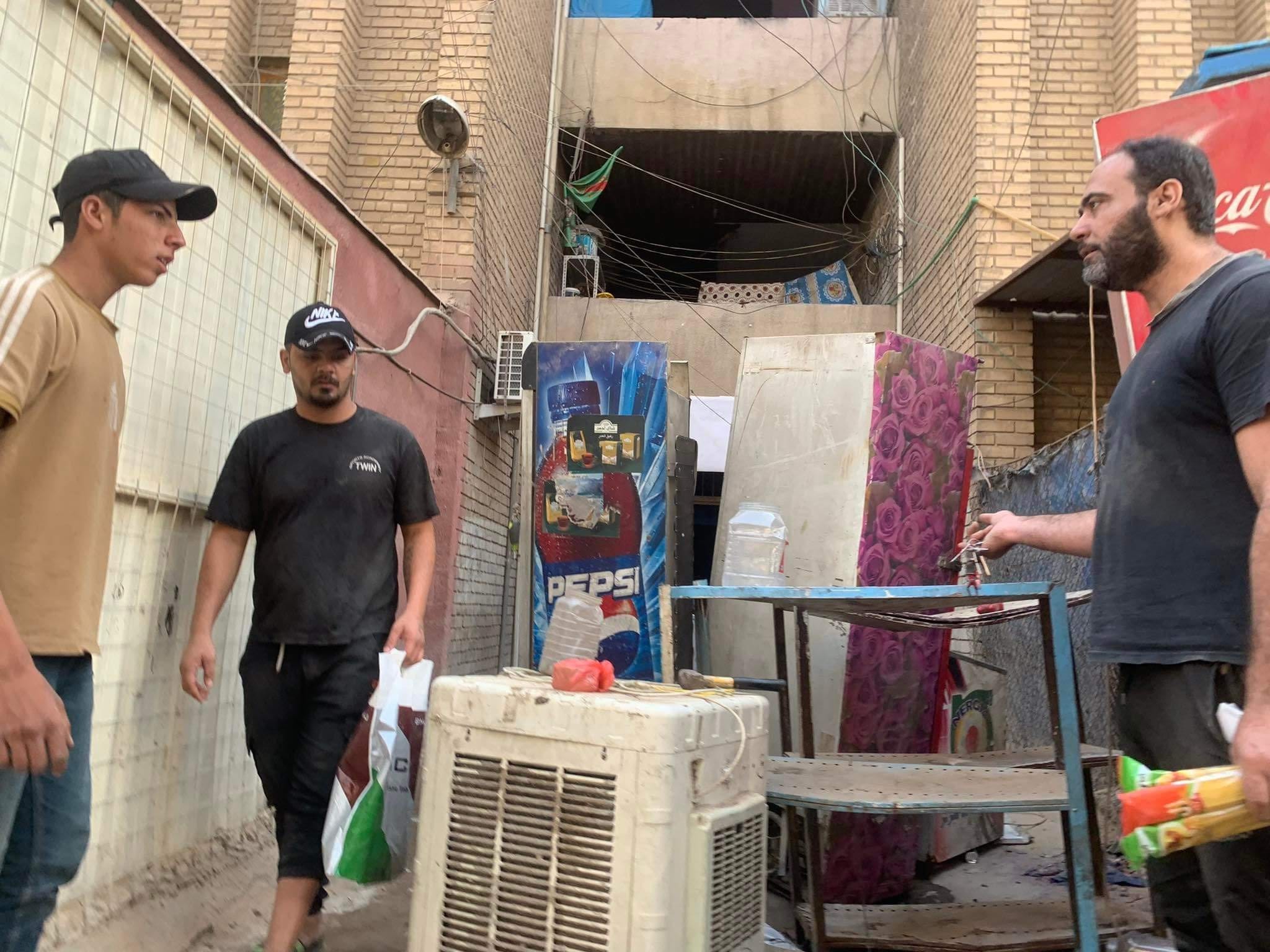 هدم أكشاك تجارية لفلسطينيين بمجمع البلديات ببغداد..ودعوات لتدخل السفير الفلسطيني