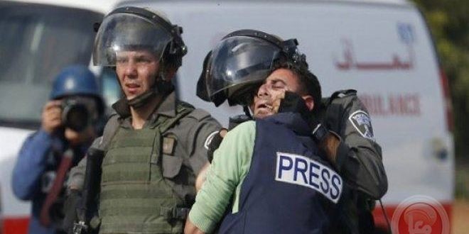 تقرير يرصد اعتقالات و انتهاكات الاحتلال بحق الصحفيين الفلسطينيين