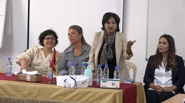 سفيرة سويسرا تزور مخيم عين الحلوة وتؤكد دعم بلادها لـ "أونروا"