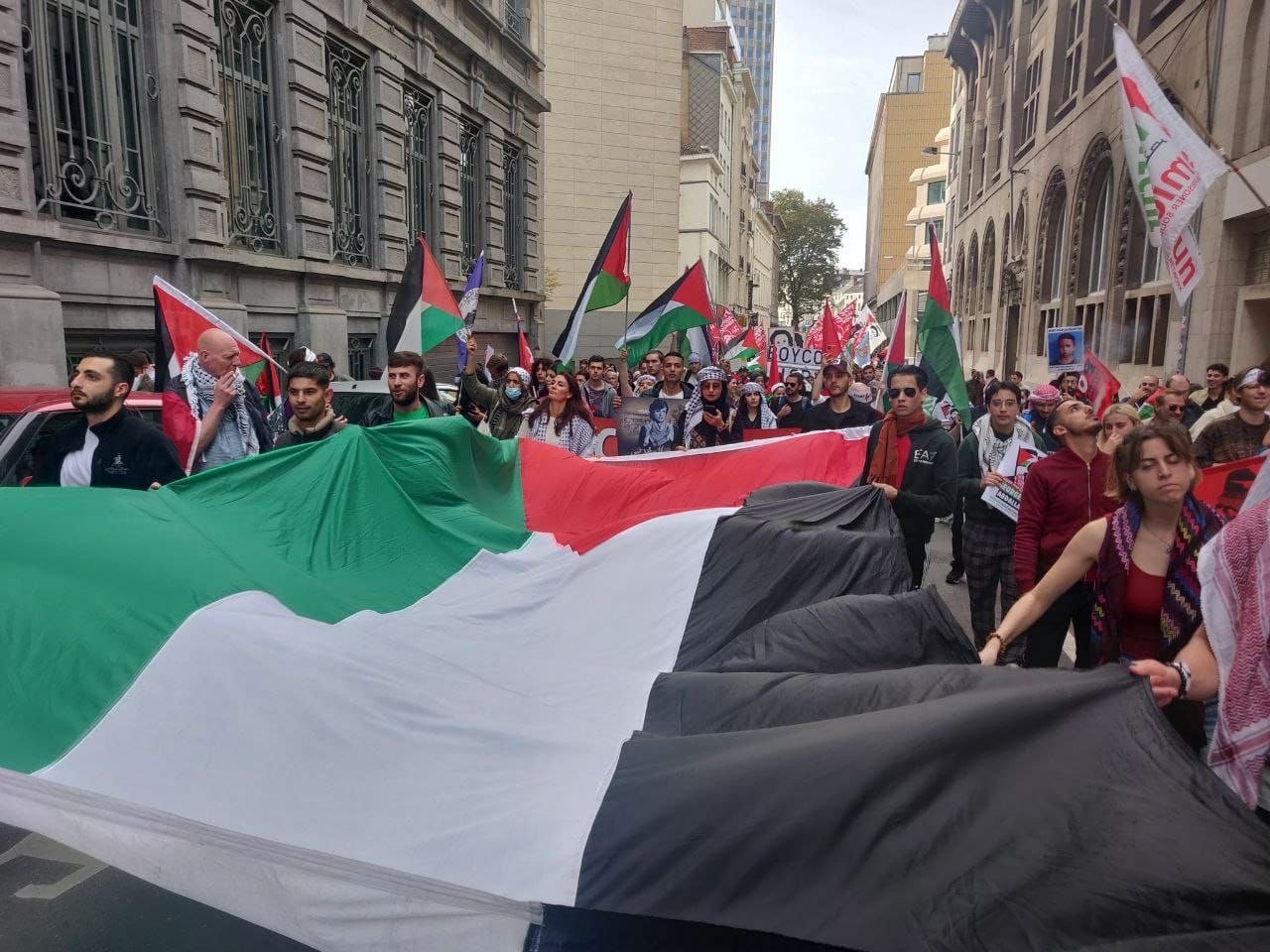 تحريض "إسرائيلي" على بلدية بروكسل بسبب مظاهرة مؤيدة لفلسطين