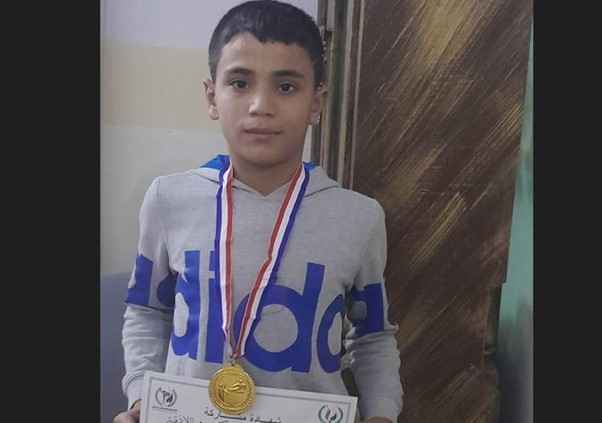 فلسطيني من مخيم الرمل في اللاذقية الأوّل على المحافظة في "الكيك بوكسينغ"