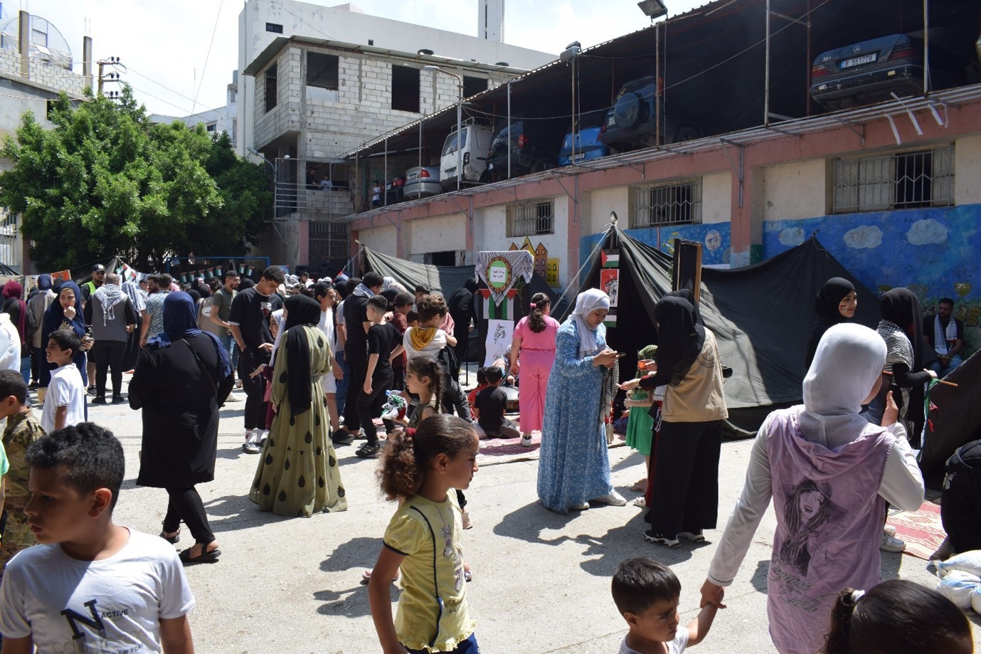 إحياء الذكرى 76 للنكبة الفلسطينية بفاعلية وطنية في مخيم عين الحلوة