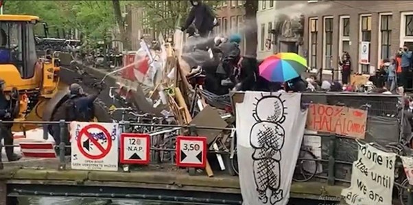 قمع الحراك الطلابي المتضامن مع غزة في جامعتي "فيينا" و"أمستردام"