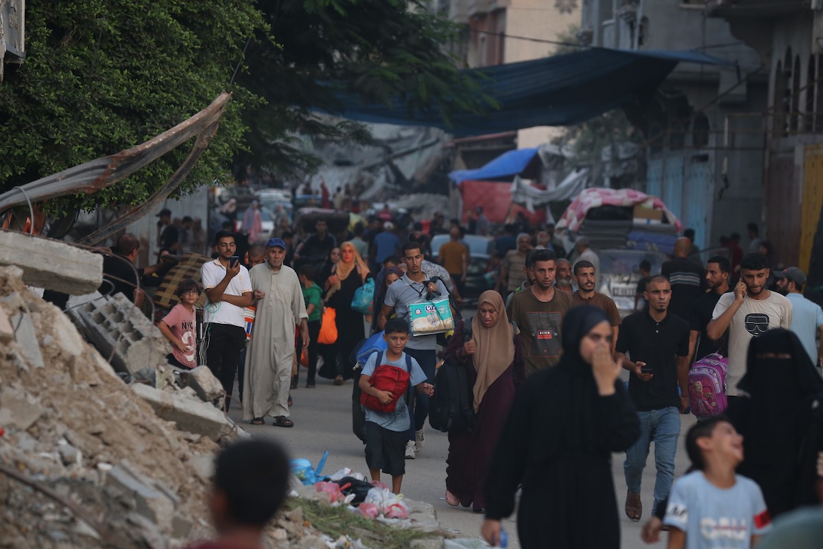 "أوتشا": 9% من سكان قطاع غزة هجروا خلال الأسبوع الماضي