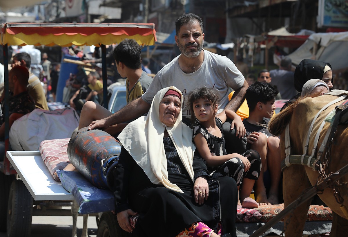 13500 فلسطيني وسط قطاع غزة خضعوا لأوامر الإخلاء القسري في يوم واحد