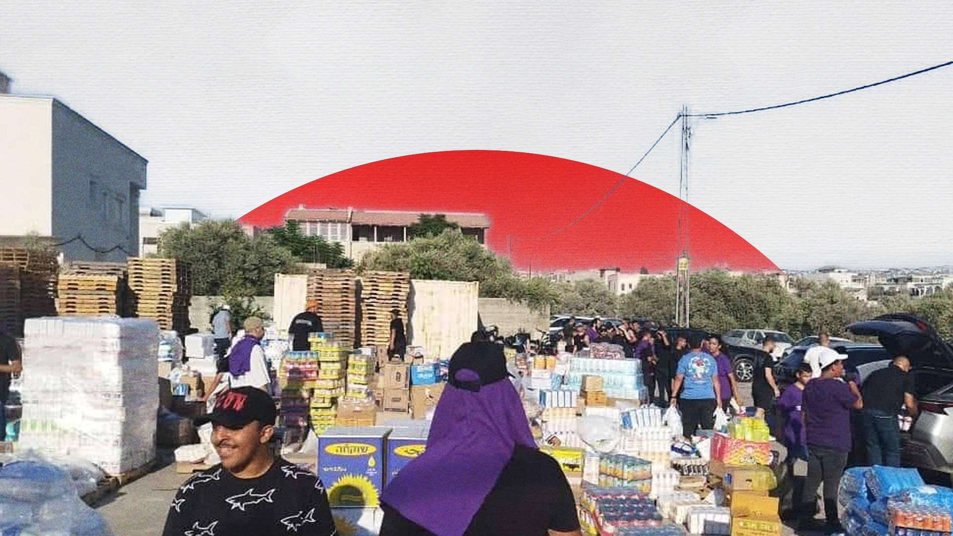 حملة ضخمة في الداخل الفلسطيني المحتل لإغاثة أهالي قطاع غزة