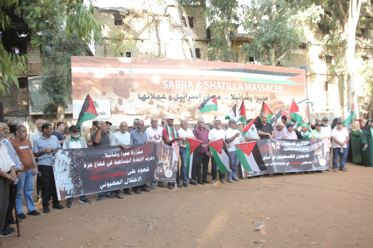 فلسطينيون في لبنان يحييون الذكرى الـ 42 لمجزرة صبرا وشاتيلا