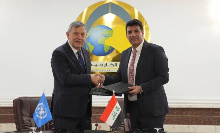 شراكة استراتيجية بين العراق و"أونروا" تنص على دعم متعدد السنوات