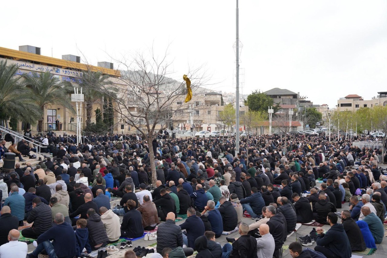 صلاة موحّدة ووقفة احتجاجية في سخنين بالداخل المحتل ضد الجريمة