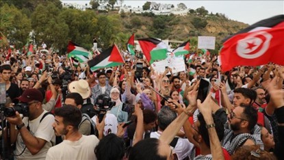 وقفة في تونس تندد بقانون إعدام الأسرى الفلسطينيين في سجون الاحتلال