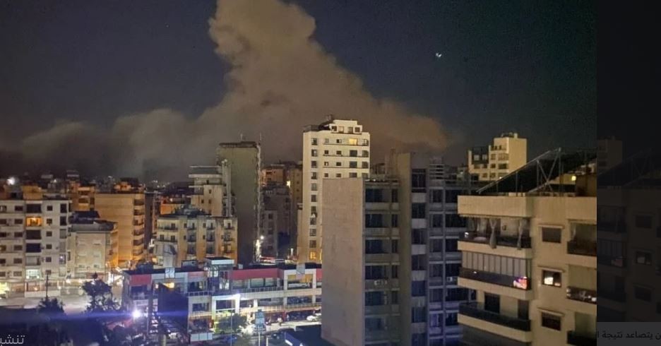 تجدد غارات الاحتلال على الضاحية الجنوبية وحزب الله يتصدى لإنزال جوي في لبنان