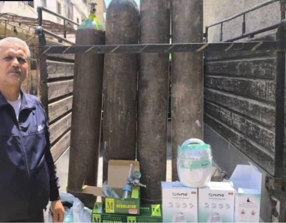 مبادرة فردية في مخيم حندرات بحلب لتأمين الأوكسجين والأجهزة الطبية للأهالي