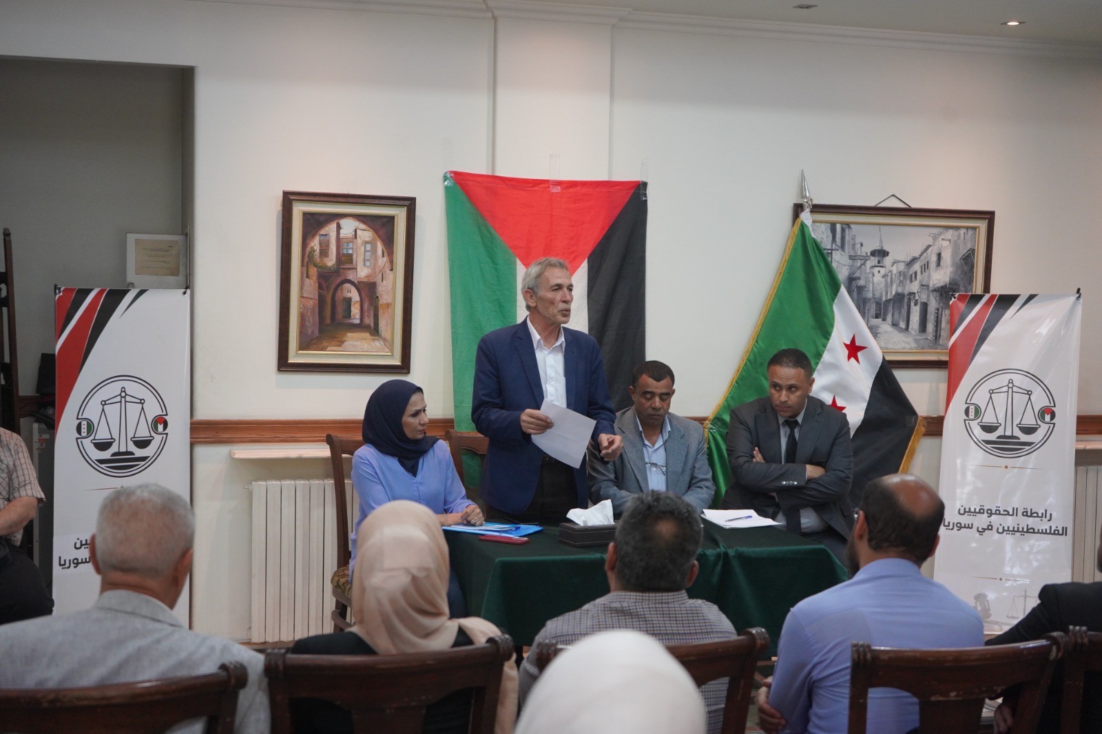 إطلاق رابطة الحقوقيين الفلسطينيين في سوريا ...تحرك للدفاع عن حقوق اللاجئين