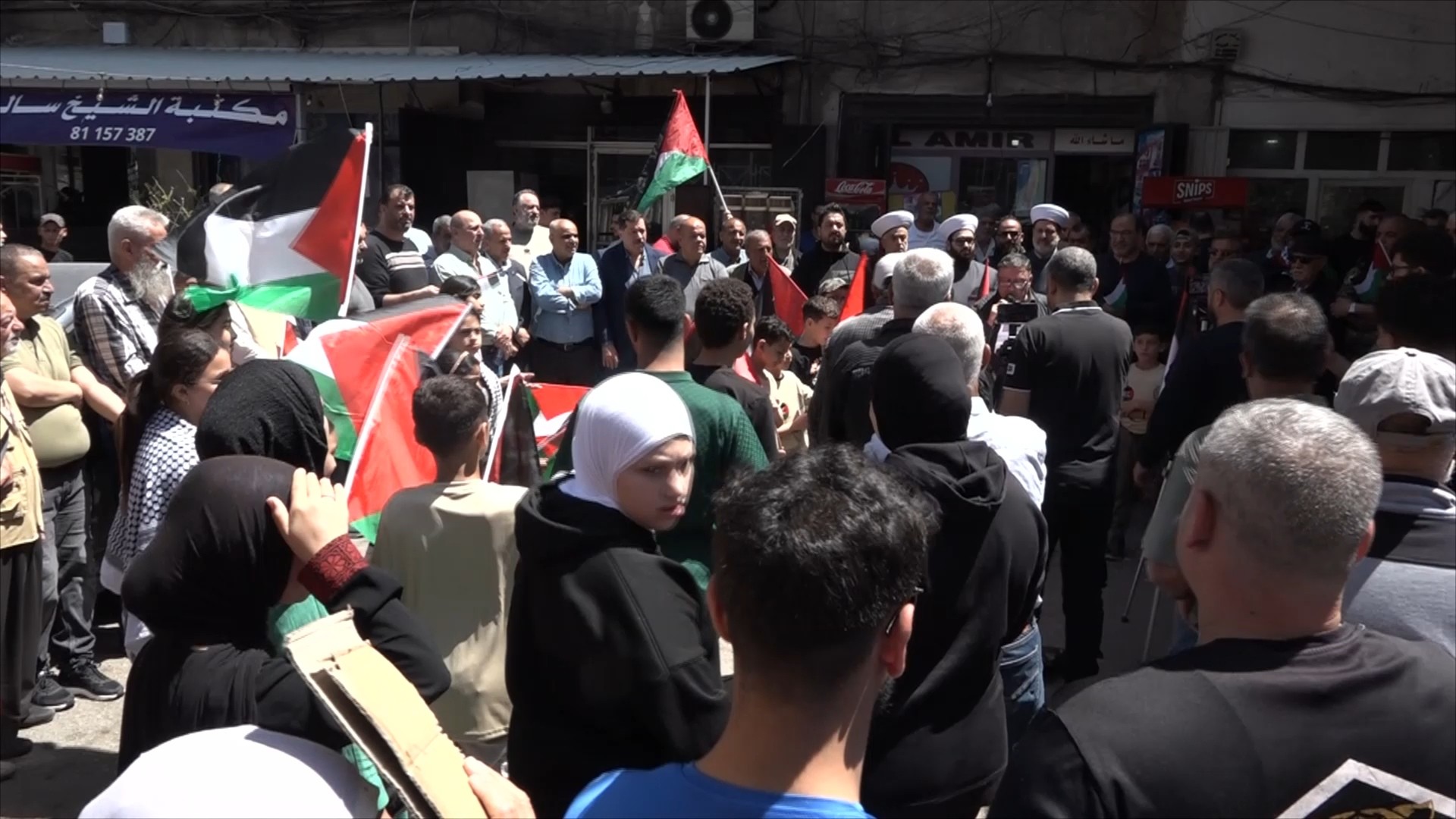أهالي مخيم البداوي يحيون الذكرى الـ78 للنكبة بوقفة حاشدة تأكيداً على حق العودة