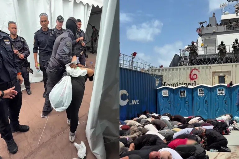 غضب دولي عارم ضد ممارسات بن غفير بحق ناشطي "أسطول الصمود"