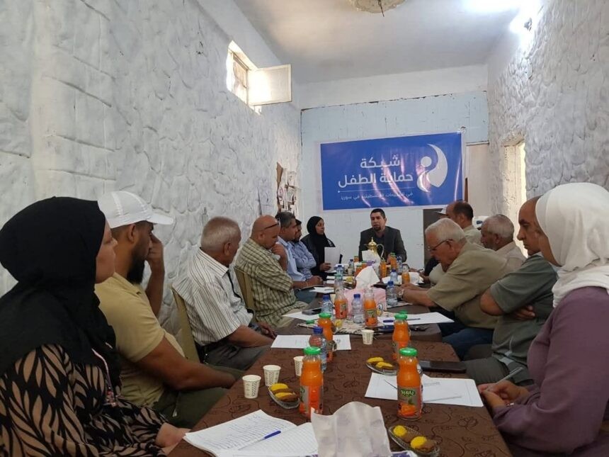 انطلاق أعمال شبكة حماية الطفل في مخيمات سوريا باجتماع تأسيسي في خان الشيح