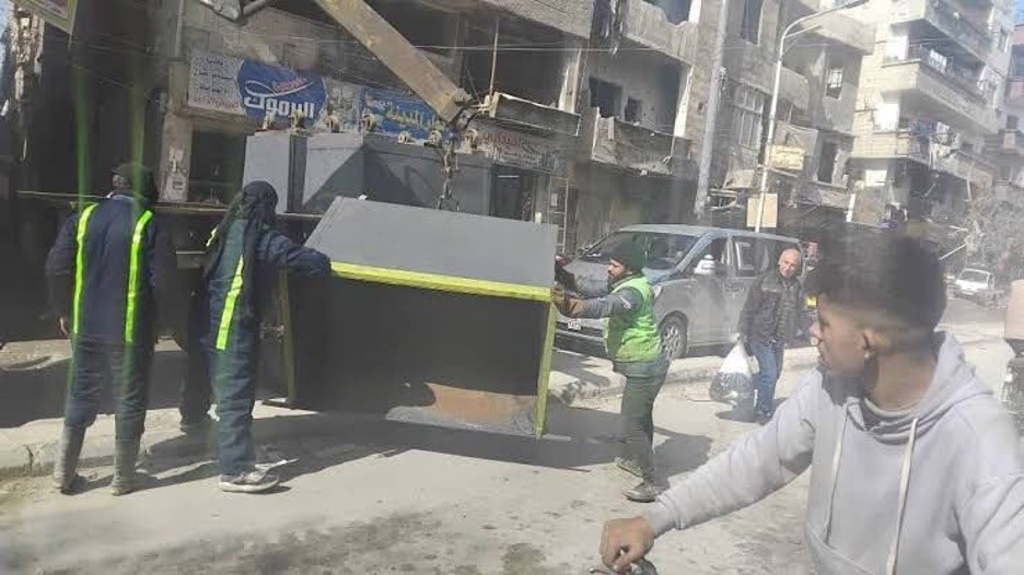لجنة مخيم اليرموك تحذر من كارثة بيئية بسبب تراكم النفايات