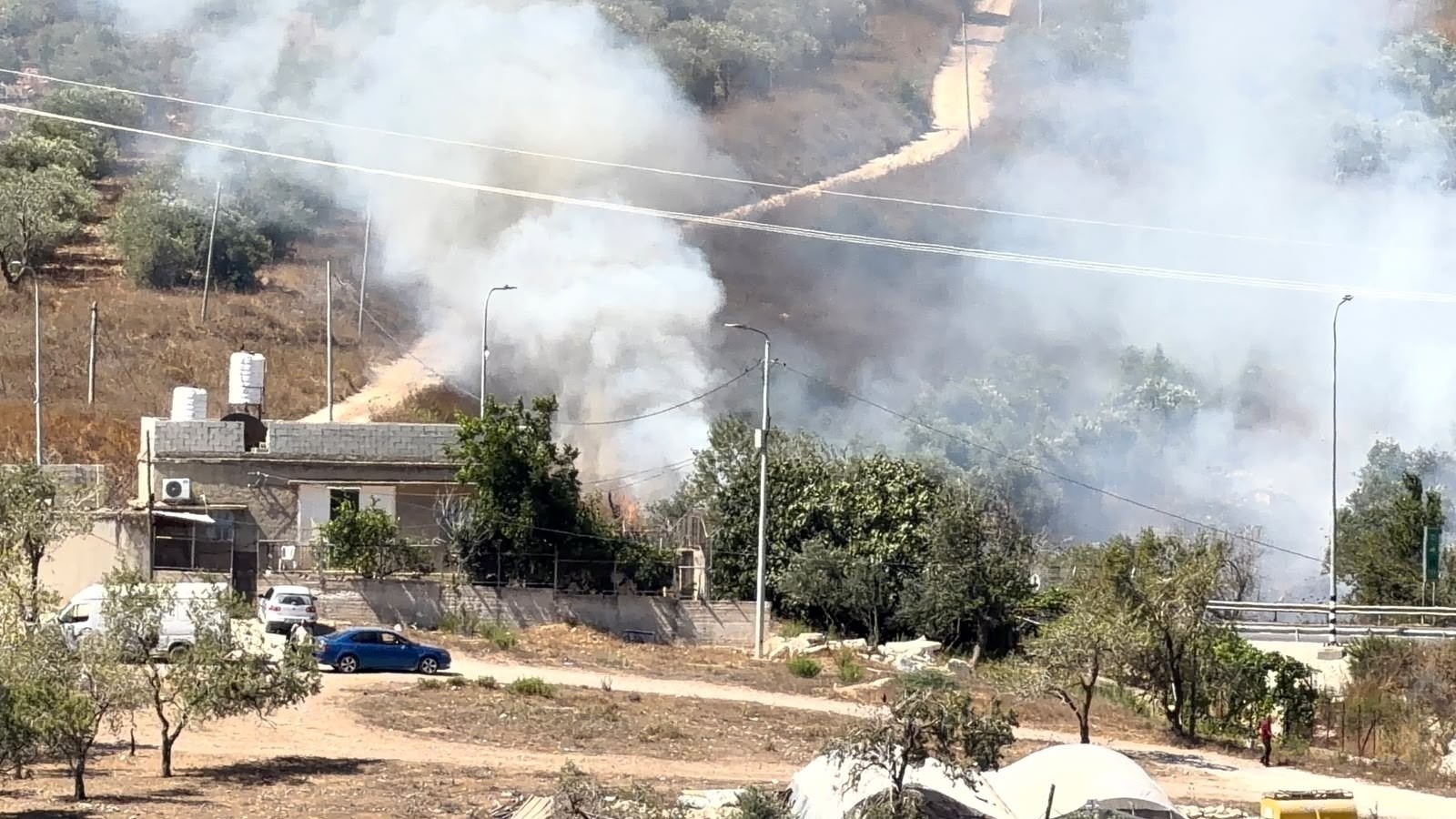 هجمات للمستوطنين تطال أراضي ومنازل الفلسطينيين في بلدات نابلس