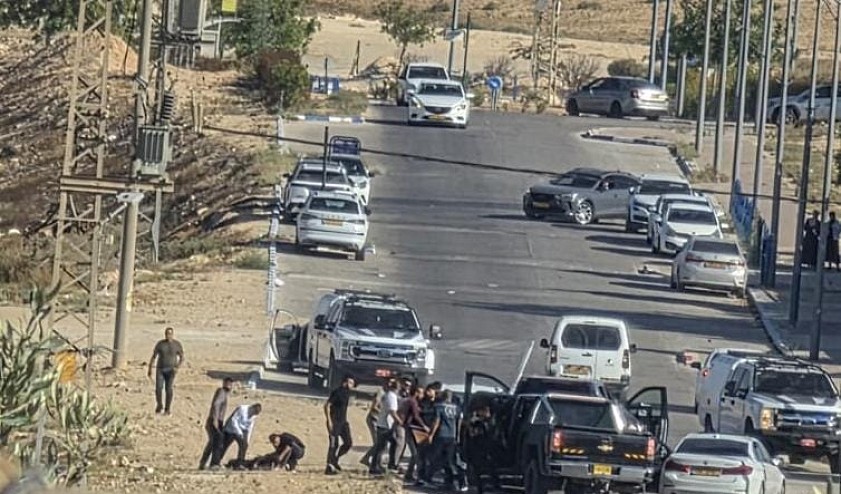 إصابة 5 فلسطينيين برصاص شرطة الاحتلال واعتقال 3 آخرين في عرعرة النقب