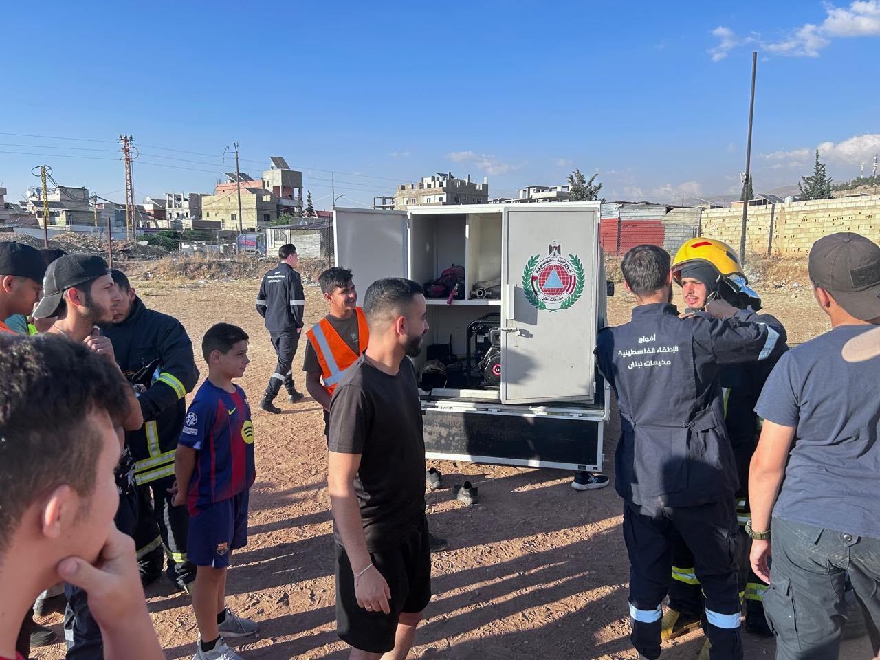 تدريب 30 متطوعاً في فوج إطفاء مخيم الجليل ببعلبك لتعزيز الجهوزية والاستجابة