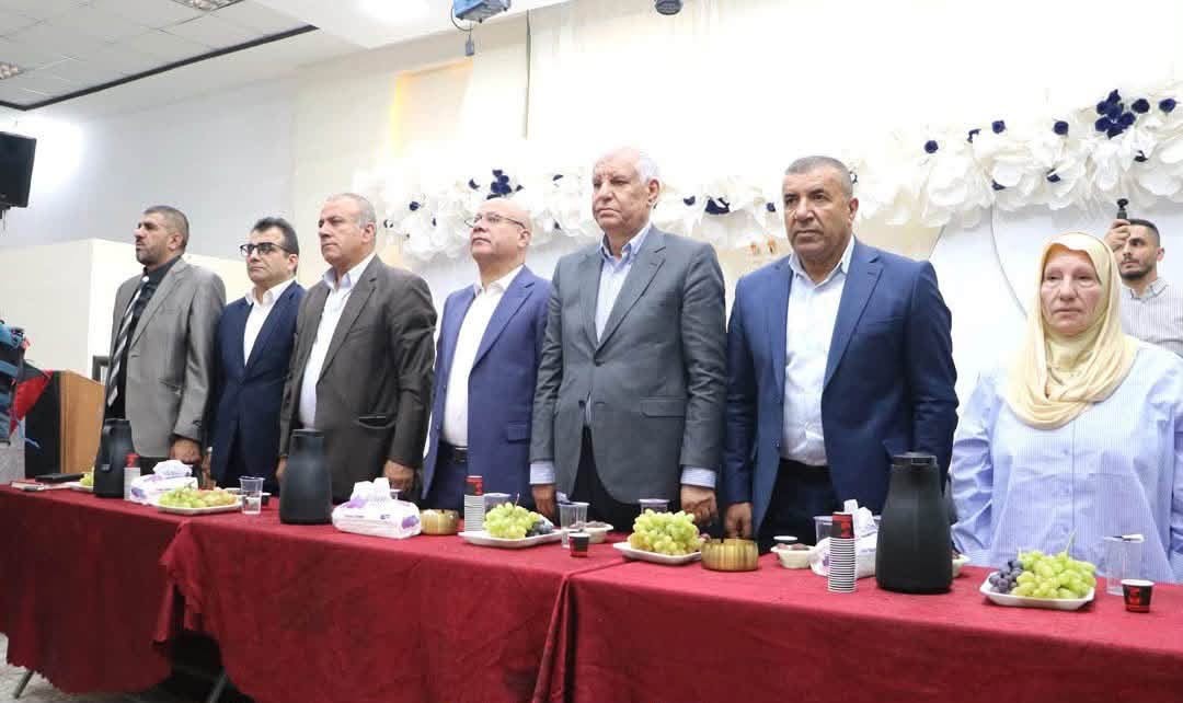 وضع حجر الأساس لخزان مياه في مخيم الفوار للاجئين الفلسطينيين